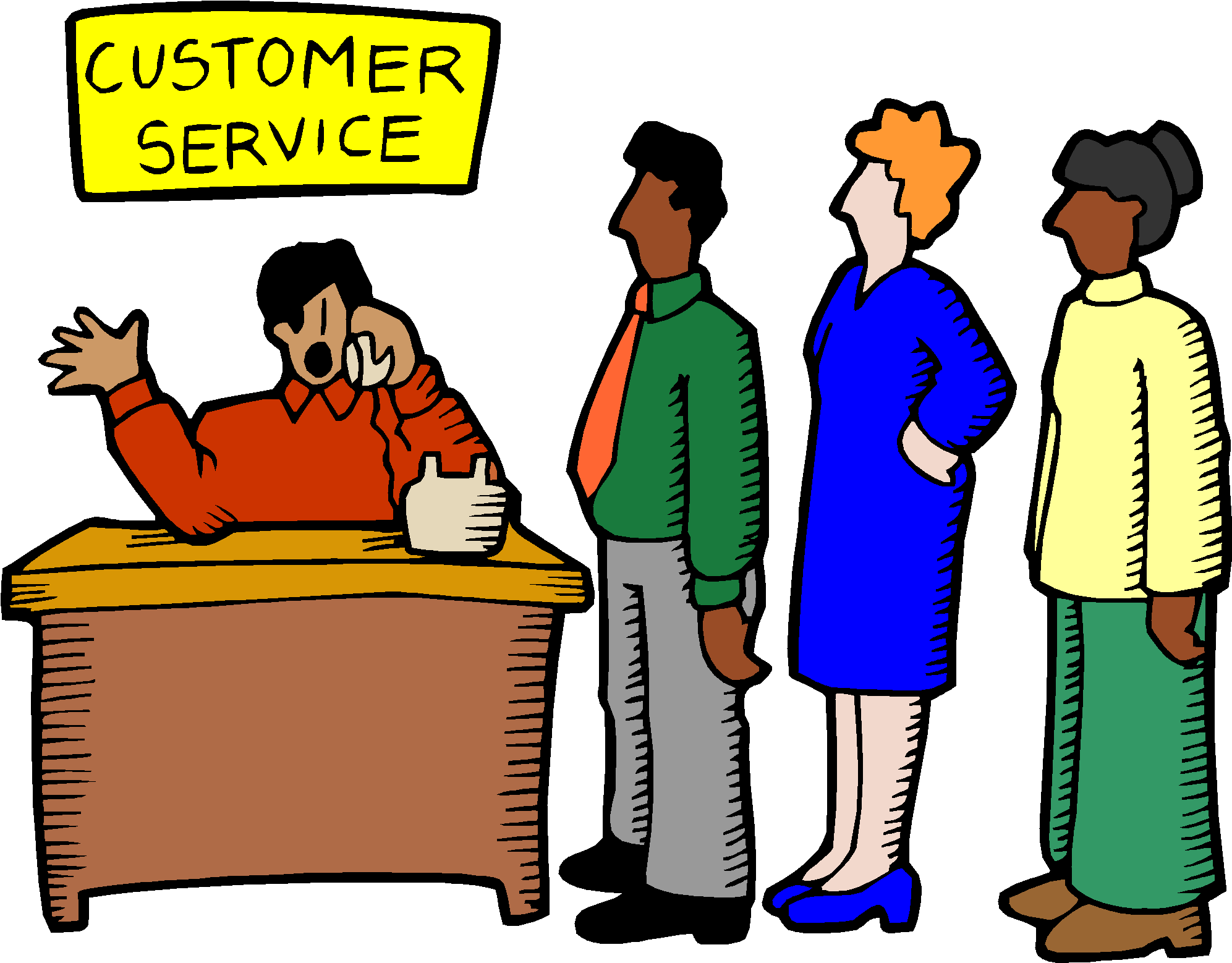 Think Of Online Stewardship As Customer Service Via - Customer Service Desk Clipart (2084x1635)