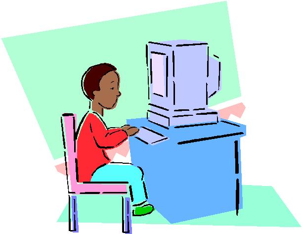 The Internet Opportunities And Ordeals For You Your - Child At A Computer Clip Art (613x473)