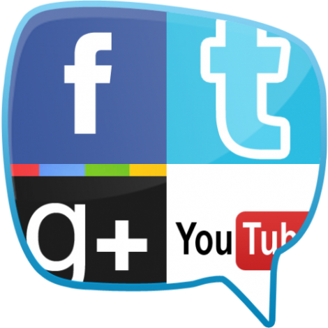 Internet Safety - Social Networks - Social Media Logo In One (470x470)