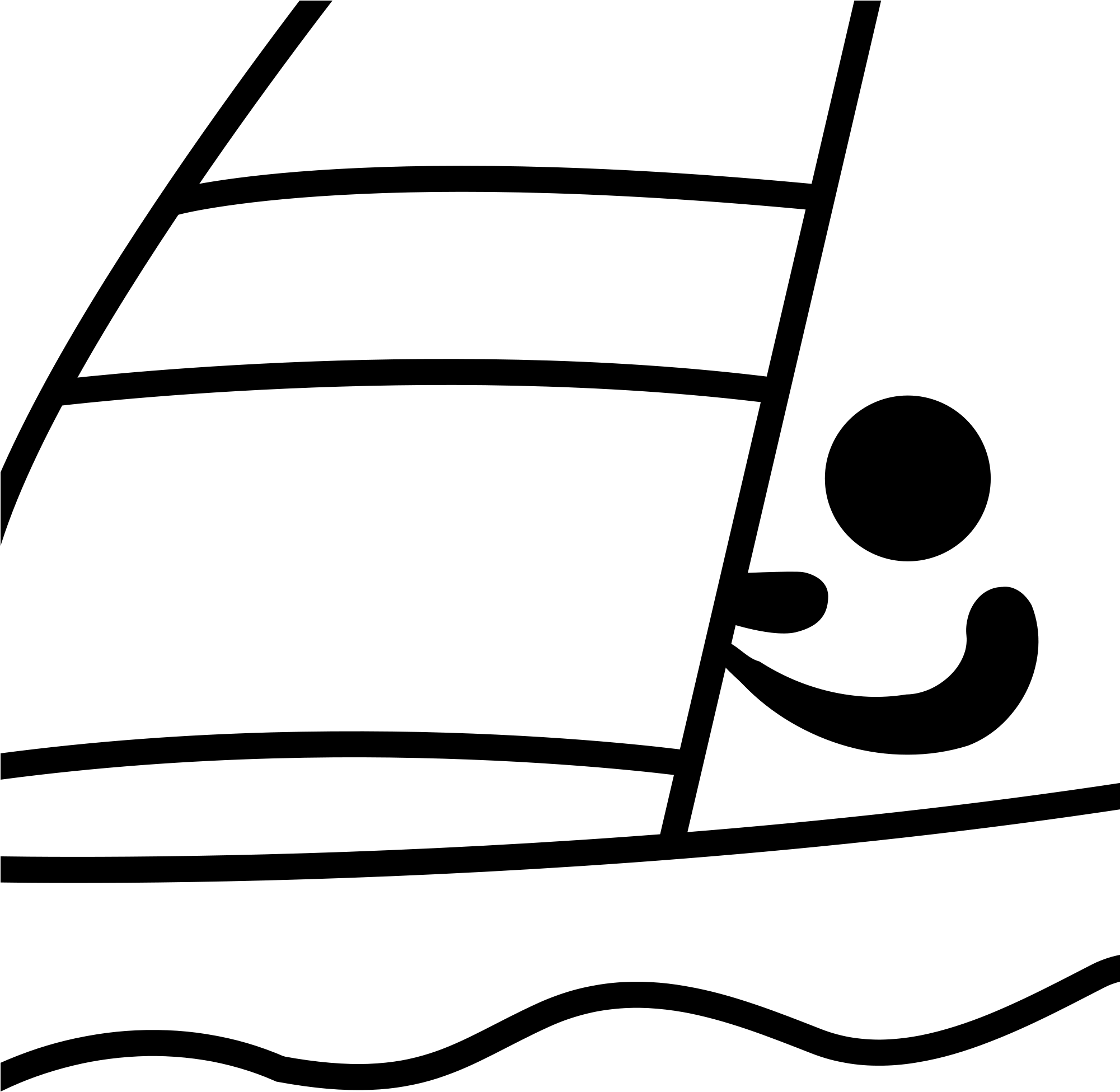 Datei - Sailing Pictogram - Svg - Sailing Pictogram (2000x2000)