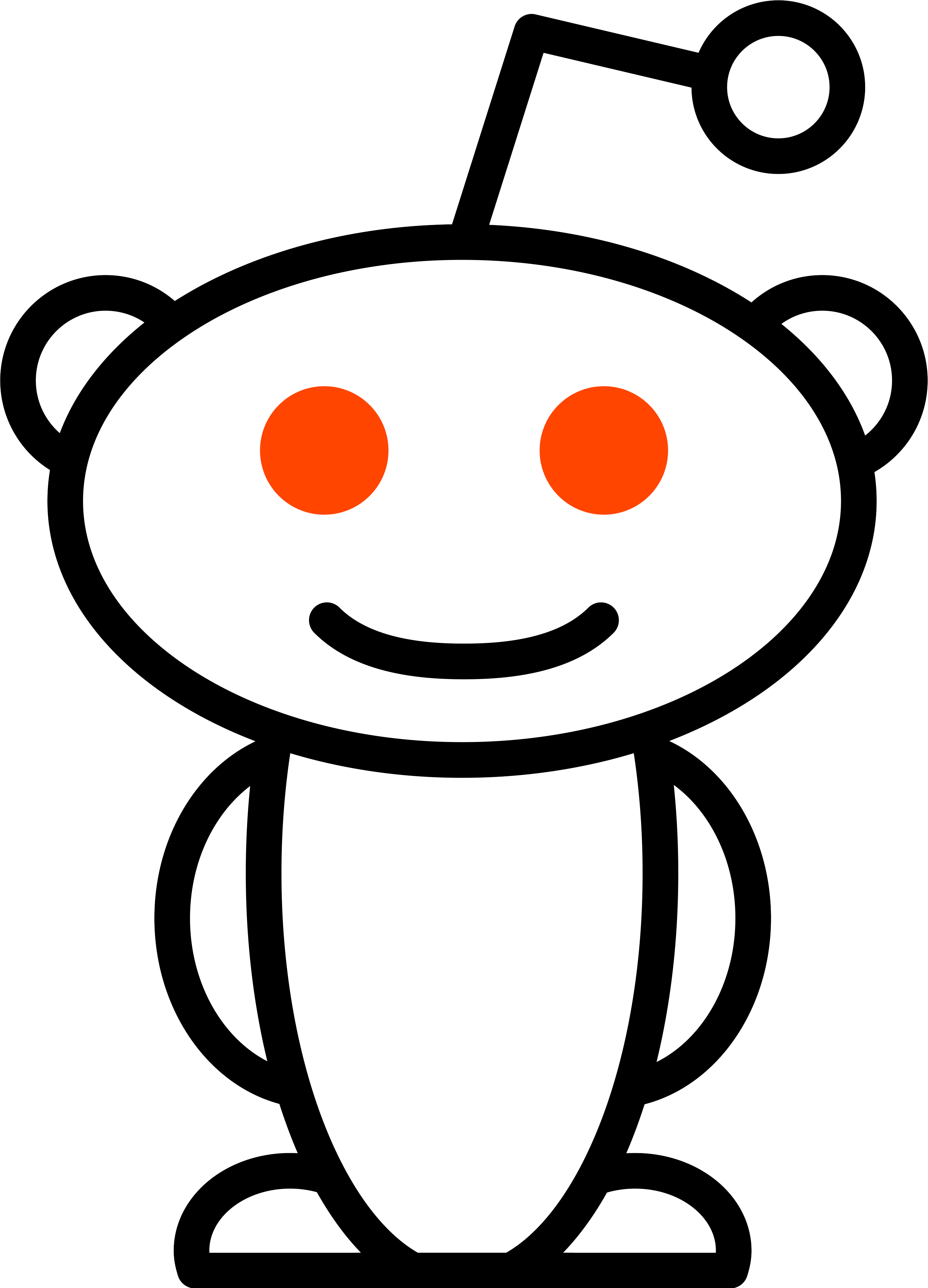 The Internet Is A Fascinating Place, But There Is So - Reddit Logo (2862x3972)