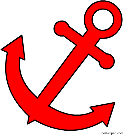 Free Red Anchor Png Cip Art Image - 黑 猫 警 长 (450x450)