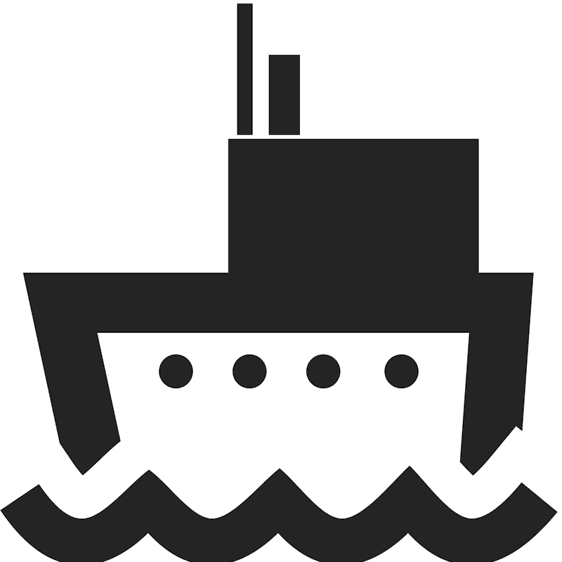Bold Boat Silhouette Stamp - Boat (800x800)