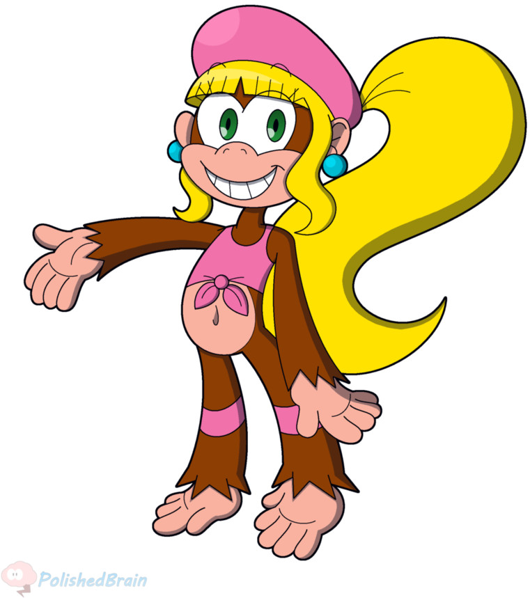 It's Dixie Kong By Polishedbrain - Dixie Kong Fan Art (844x947)