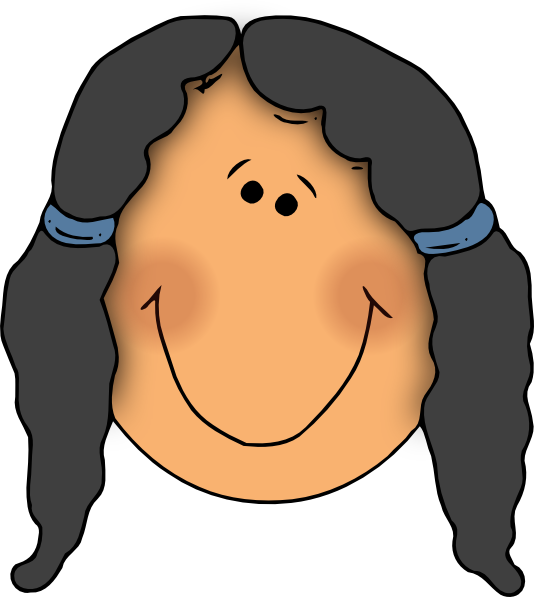 Cartoon Picture Of A Sad Face - Funny Face Cartoon Girl (534x597)