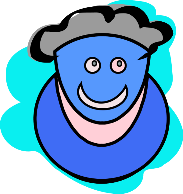 Brainy Man - Clip Art (600x636)