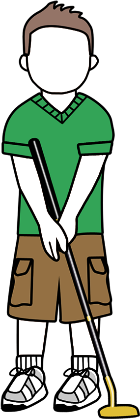 See Here Golf Clip Art Free Downloads - Cartoon (1000x1000)