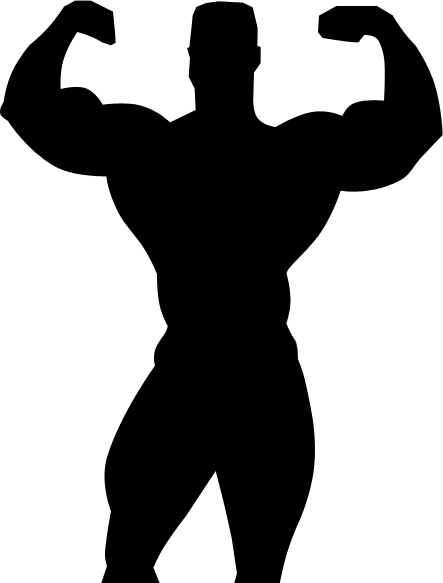 Pro Silhouettes - Wwe Wrestler Silhouette (443x583)