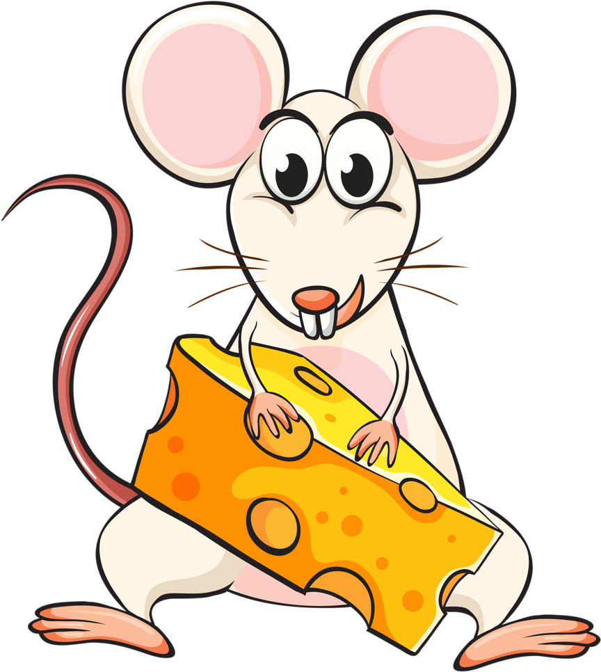 Sapos & Ratos - Mouse And Cheese Clipart (949x1024)