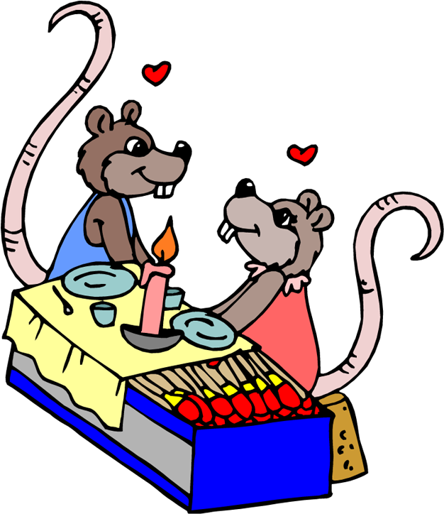 Clip Art Birthday Candles - Dinner For 2 Clipart Png (645x750)