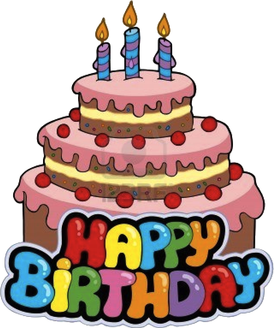 Happy Birthday Cake Clipart Transparent - Fb Comment Happy Birthday (1008x1203)