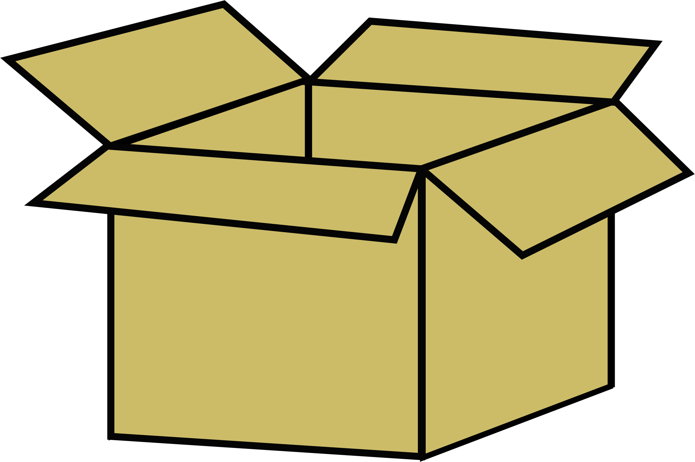 Clipart Cardboard Box - Box Images Clip Art (2227x1482)