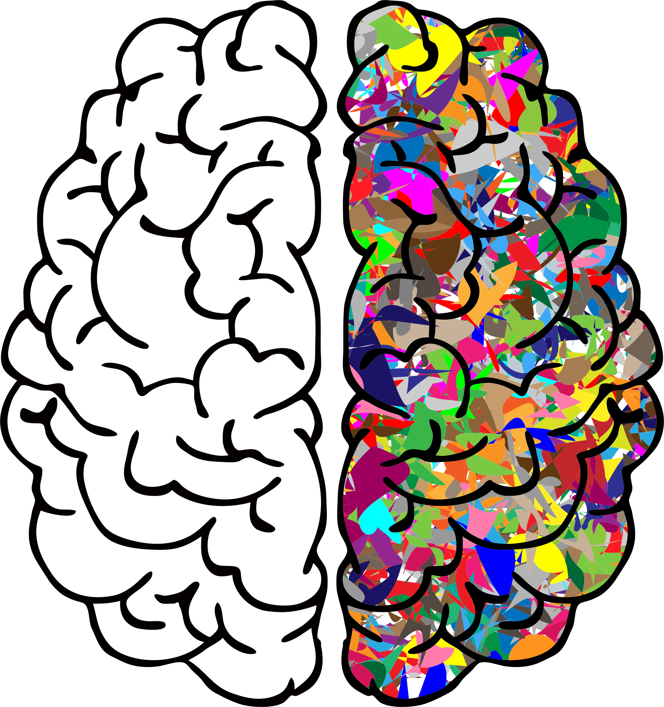 Big Image - Brain Png (2178x2320)