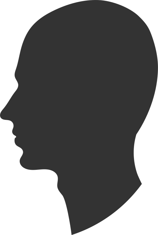Face Side View Silhouette (1615x2400)