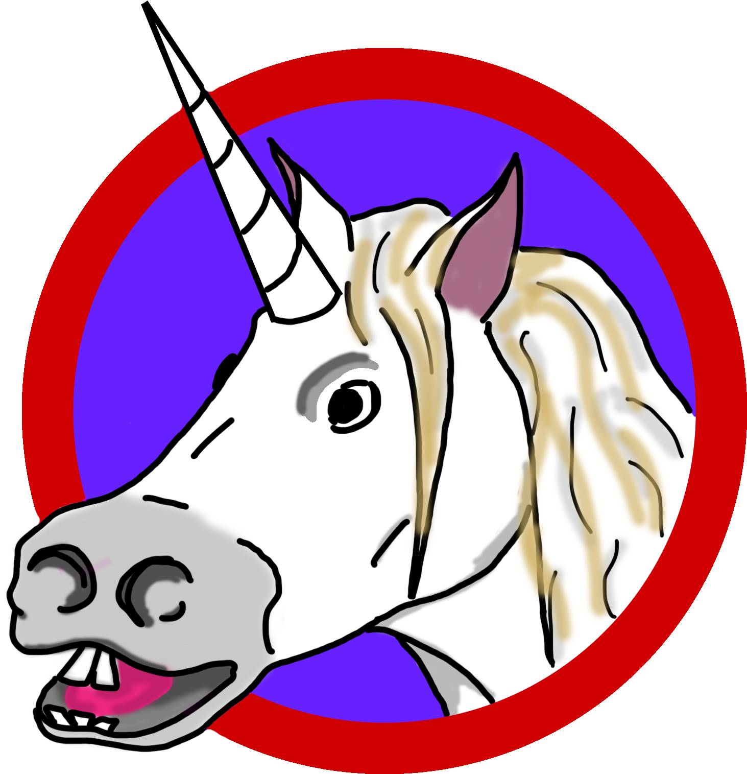 Unicorn Head Clip Art - Unicorn Head Clip Art (1726x1725)