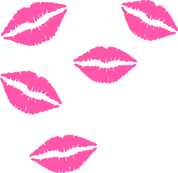 Lips Vector14354 Clip Art At Clker - Lips Pink Clip Art (600x583)