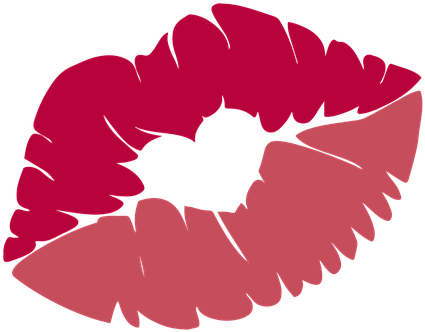 Kiss, Lips, Mouth, Red, Love, Rosa - Beso Emoji Png (440x340)