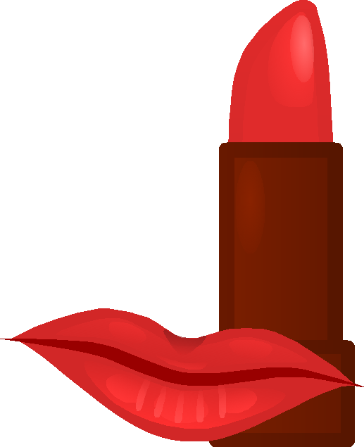 Lips Clipart Makeup - Lipstick (517x635)