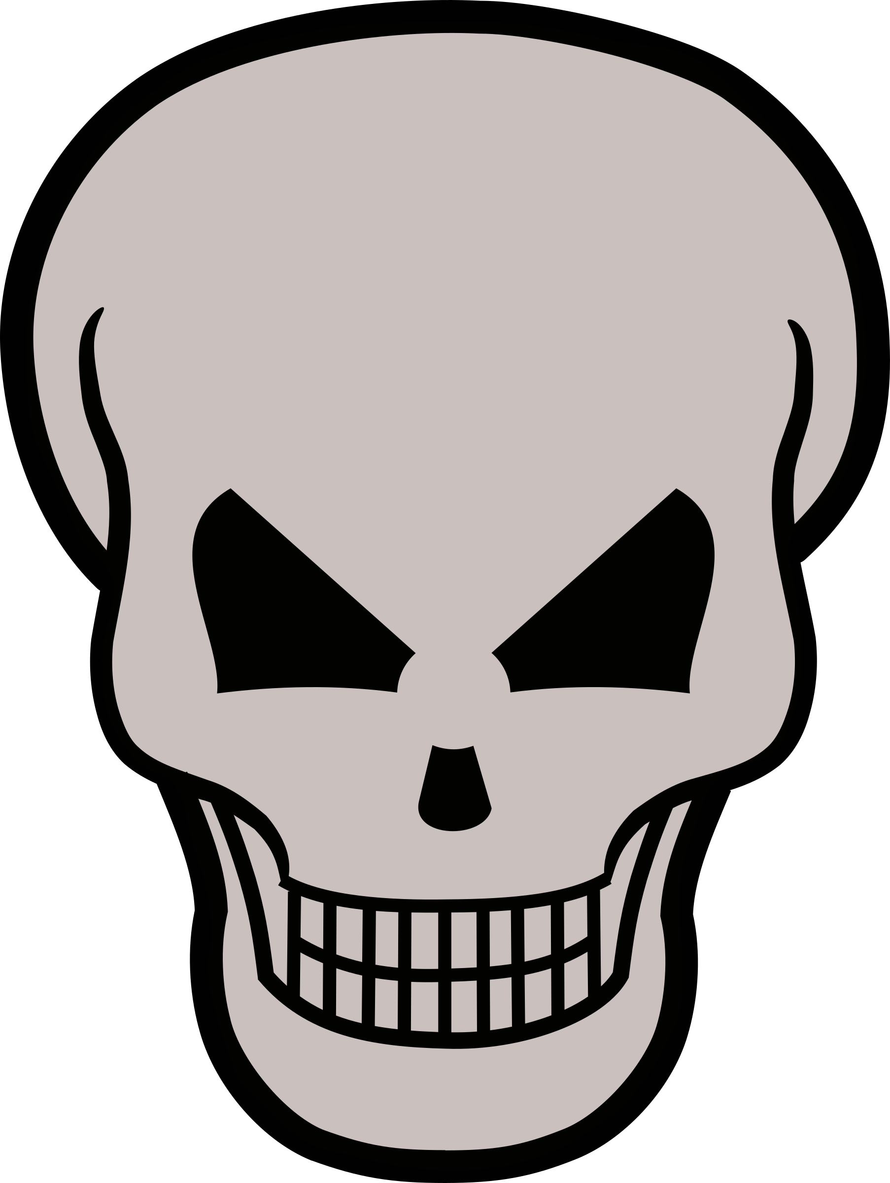 See Here Skull Clipart Transparent Background - Skull And Crossbones (1806x2400)
