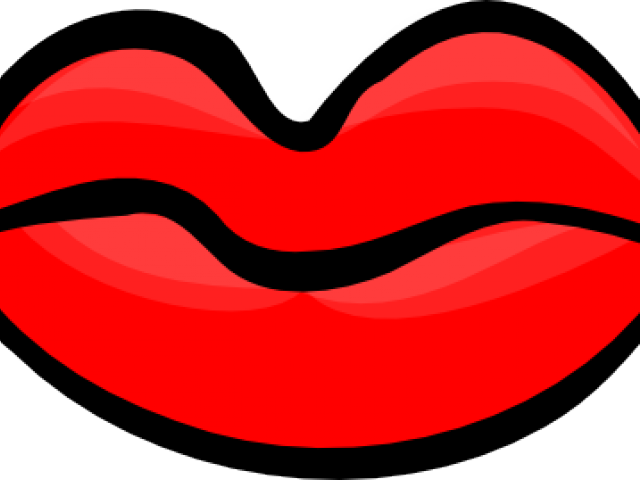 Cartoon Lips Clipart - Mouth Clip Art (640x480)