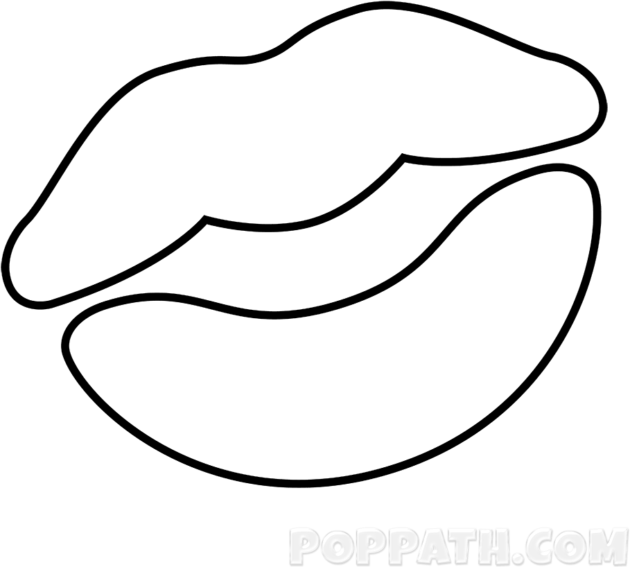 Colossal Kissing Lips Coloring Pages - Star Of David (1000x1000)