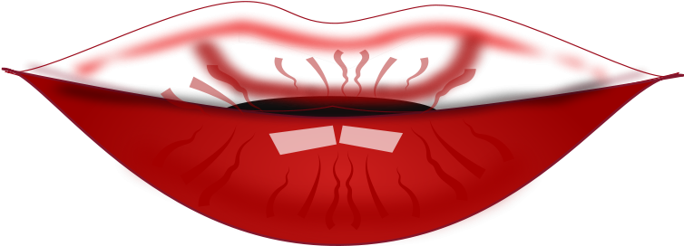 Lips By Netalloy Svg Vector File, Vector Clip Art Svg - Clip Art (800x600)