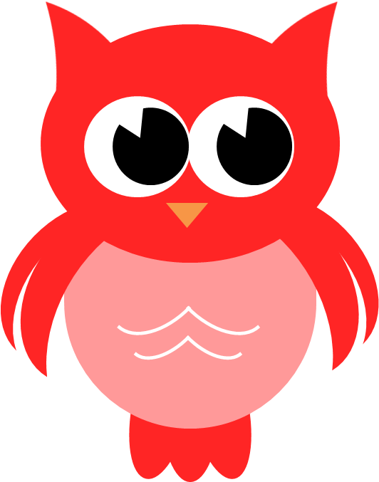Red Owl Clip Art - Red Owl Png (581x686)