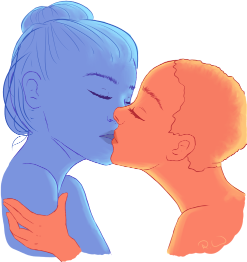 Kissing Lips Clip Art - Love (500x601)