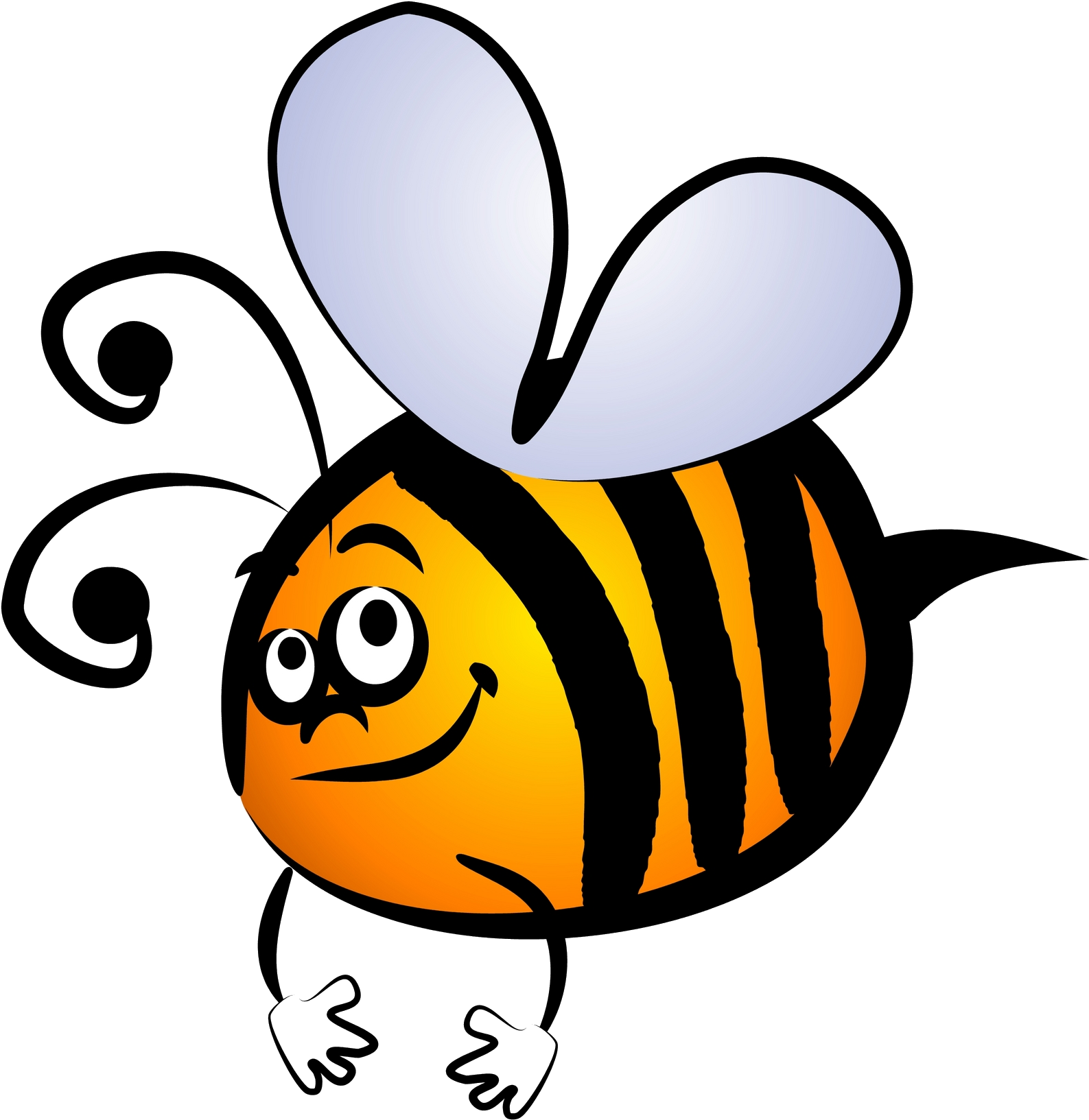 Bee Cartoon Hd - Bumble Bee No Background (1732x1732)