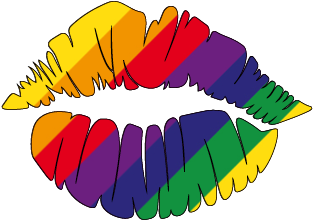 Footie Floozy Rainbow Rapture - Illustration (350x350)