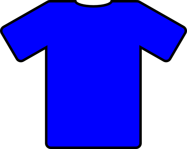 Sweatshirt - Clip Art Blue T Shirt (816x1056)