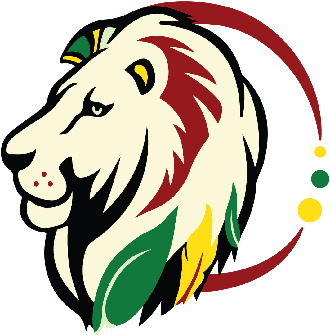 Black And White Lion Clip Art (1275x1280)