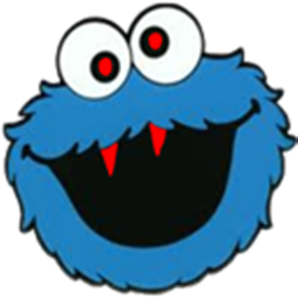 See Here Free Monster Clipart Black And White Pictures - Cookie Monster Clipart Free (420x420)