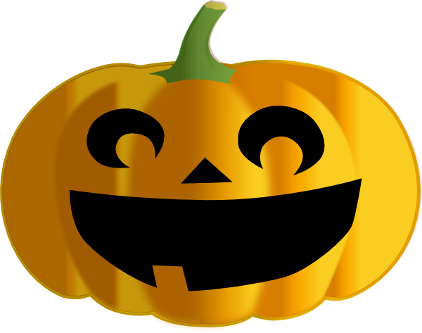 Pumpkin Clipart Mouth - Halloween Pumpkin Ornament (oval) (600x473)