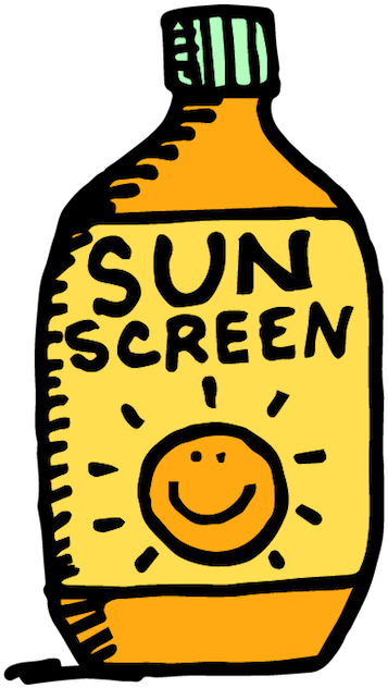 Healthy Skin - Sunscreen Clipart (740x740)