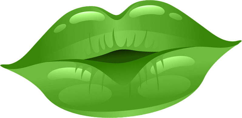 Green Clipart Mouth - Green Clipart Mouth (798x388)