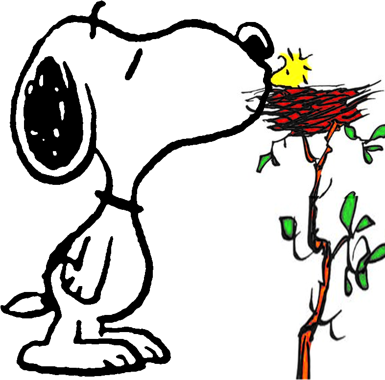 Snoopy Gives An Affectionate Kiss In Woodstock By Bradsnoopy97 - Snoopy And Woodstock Kiss (788x800)