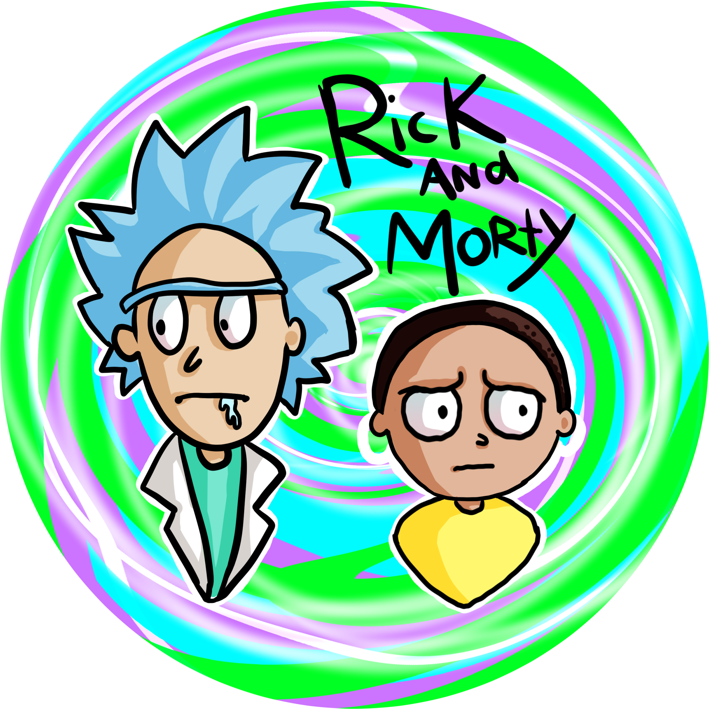 Rick And Morty (3139x2560)