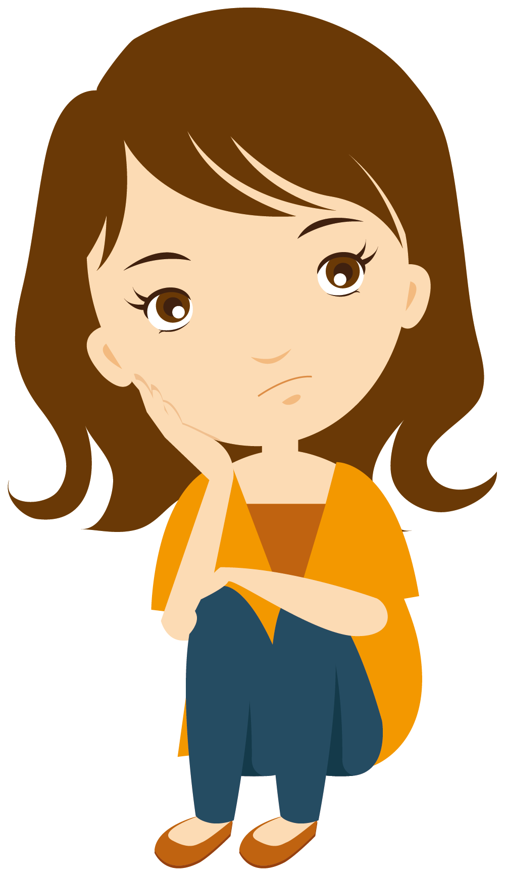 Roke Na Ruke Naina Clip Art - Clipart Girl Png (1000x1734)