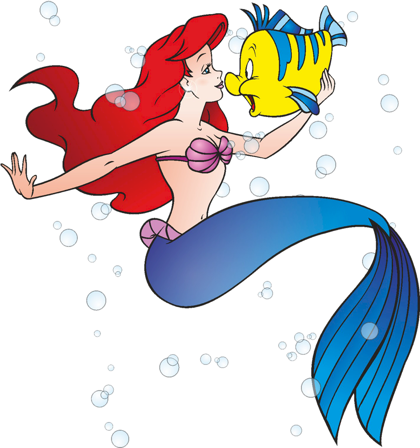 Free Mermaid Clipart Free Images - Little Mermaid Free Clipart (864x937)