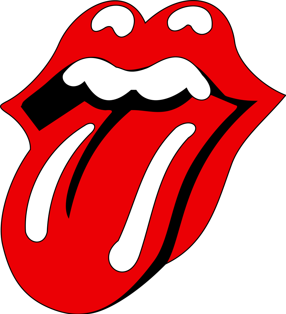 Tongue Clipart Transparent - Rolling Stones Logo (1200x1318)