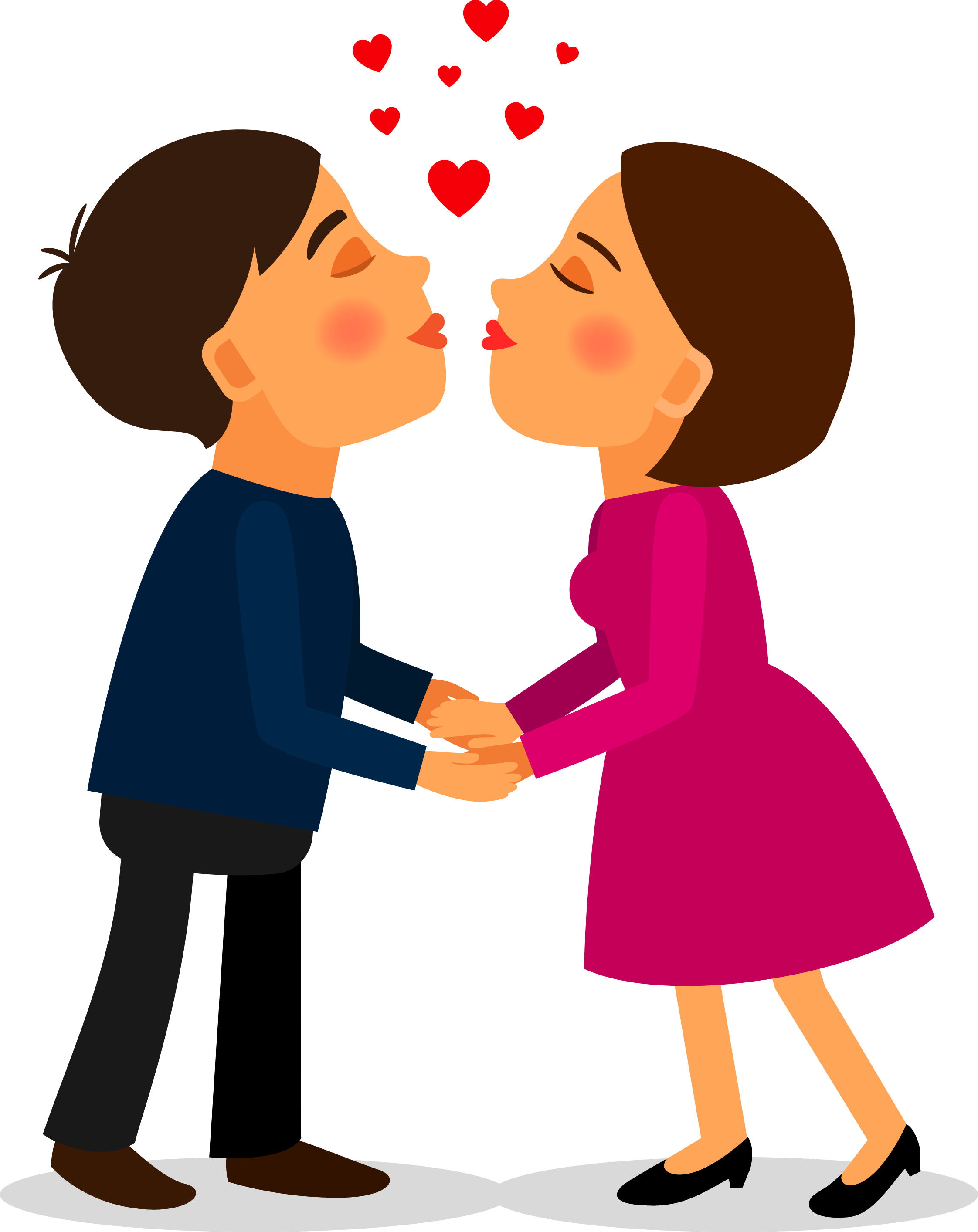 Kiss Drawing - Couple Kissing - Couple Kiss Png (2244x2828)