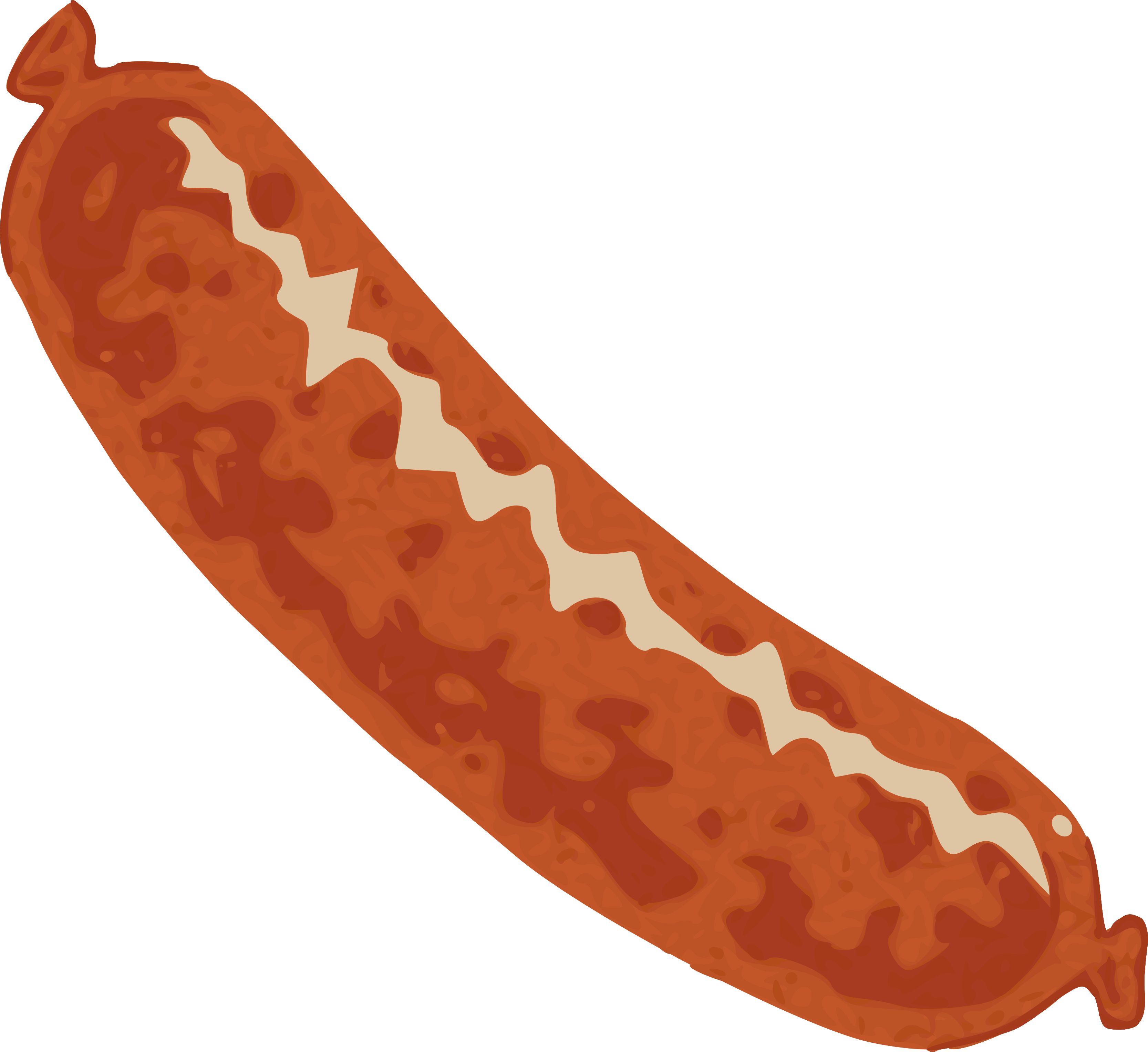 Sausage Png Transparent Images - Sausage Clipart (3333x3055)