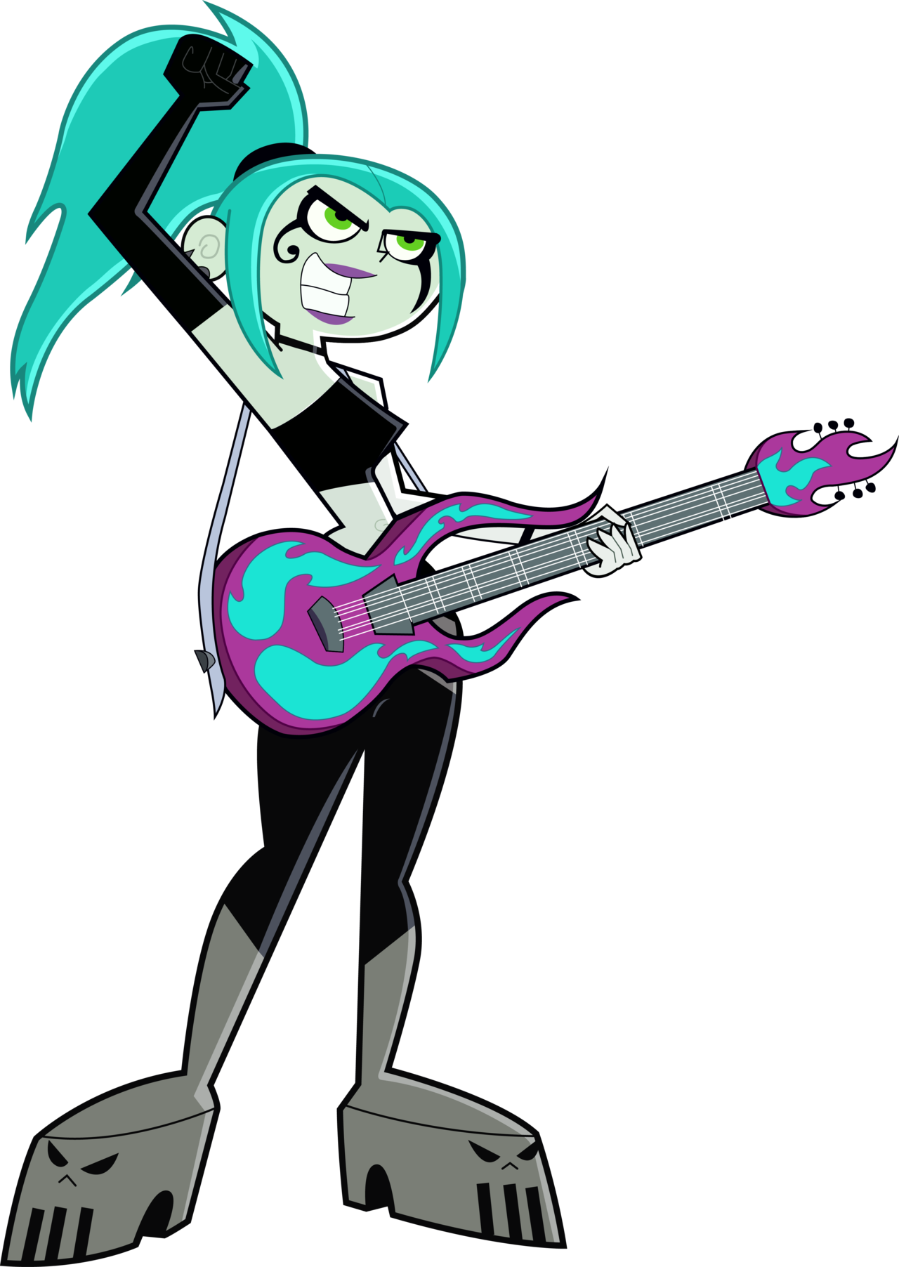 Ember Mclain - Danny Phantom Ember Mclain - (1280x1804) Png Clipart Downloa...
