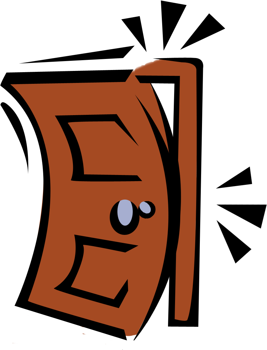 Cartoon Door Clipart Downloadclipart - Door Close Clip Art (922x1200)