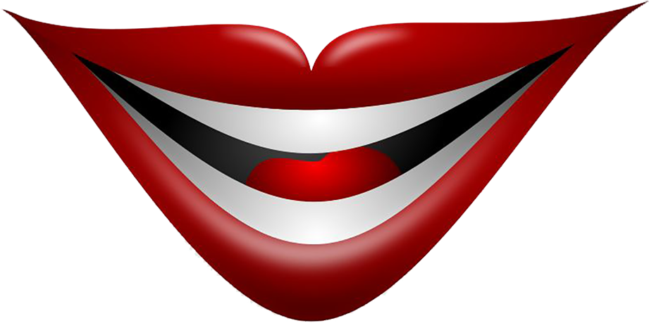 Smiley Mouth Lip Clip Art - Clown Smile (930x500)