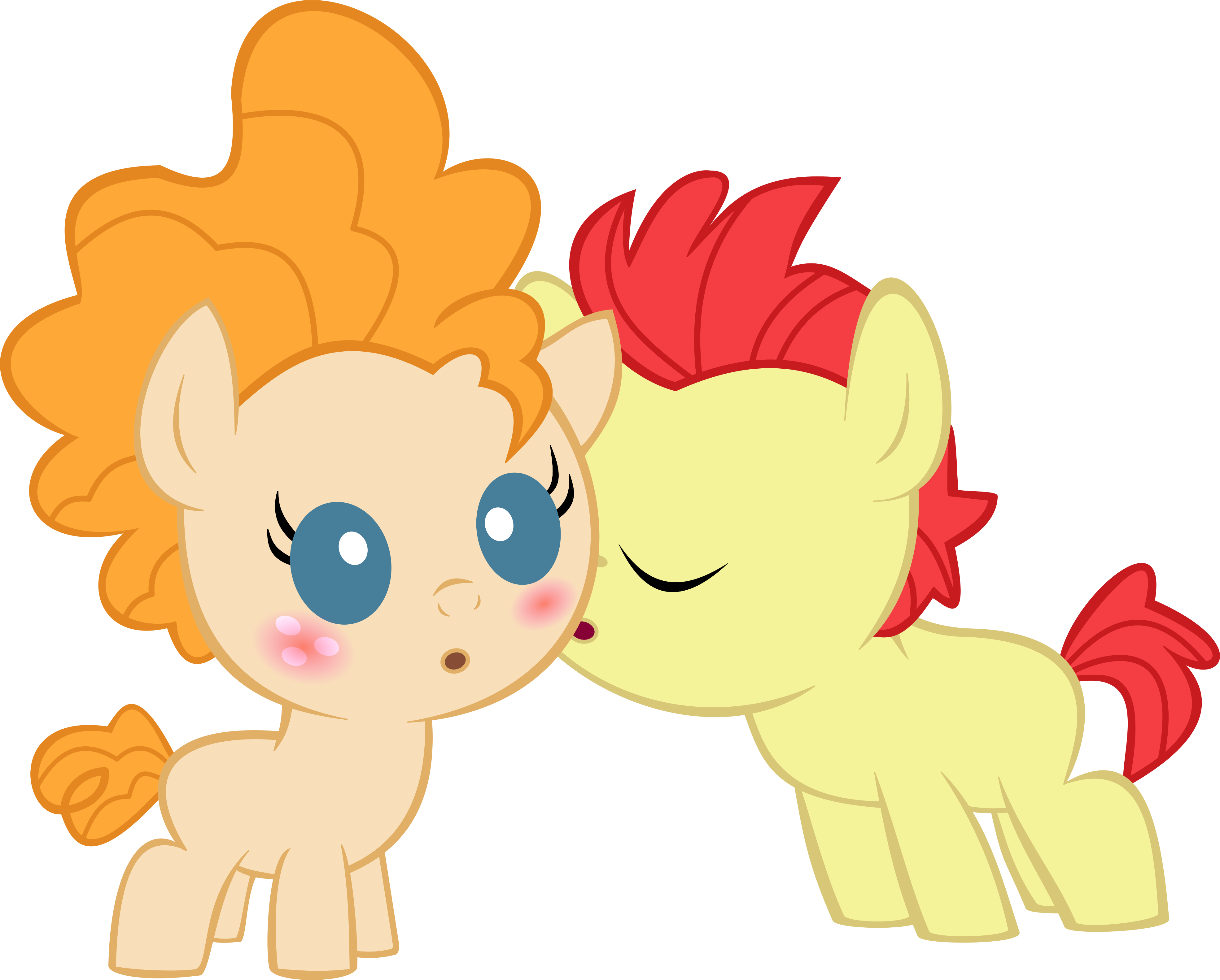 Pony Rainbow Dash Twilight Sparkle Mammal Vertebrate - Mlp Bright Mac And Pear Butter Kiss (3939x3166)