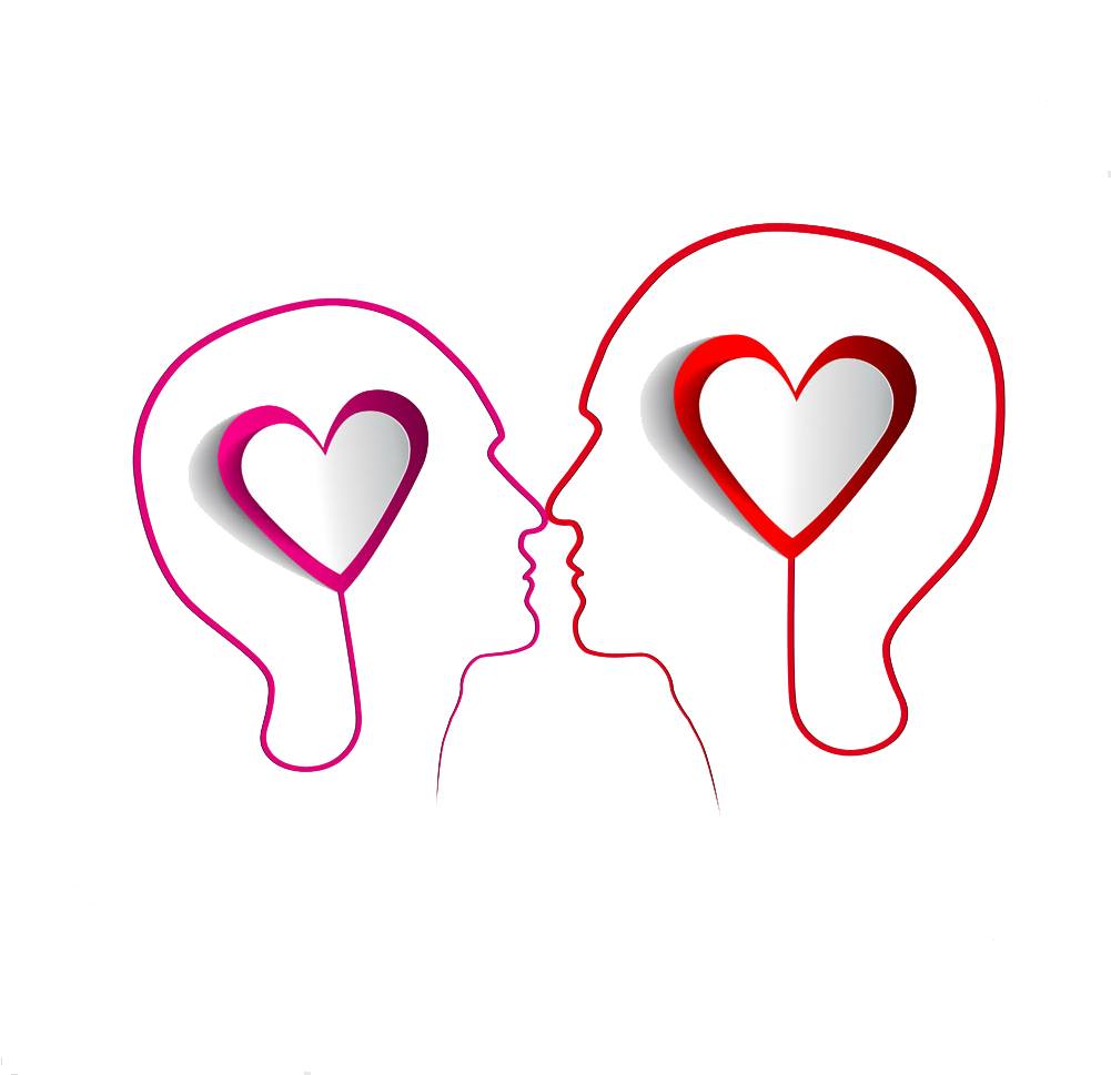 Papercutting Love Clip Art - Papercutting Love Clip Art (1000x1000)