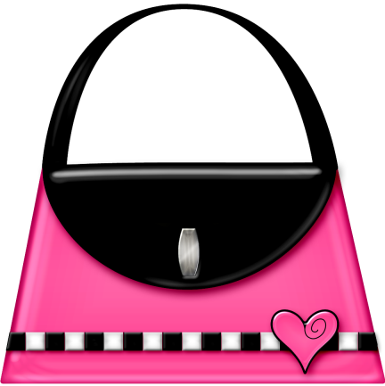 Purse Clipart Handbag - Purse Clipart (432x433)