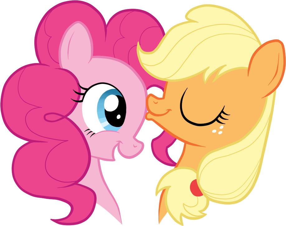 Applejack, Applepie, Artist - Pinkie Pie Kissing Applejack (918x724)